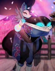 1girl 1girls breasts cat_ears curvy deltarune female furry kimono legs robe spindastruck tagme tasque_manager tasque_manager_(deltarune) thick_thighs tight_clothing voluptuous voluptuous_female yellow_eyes