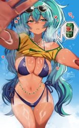 Aqua Hair Rule 34 Image