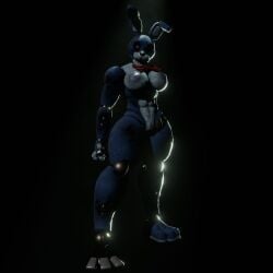 1:1 2025 3_toes 3d_(artwork) abs animatronic anthro areola athletic athletic_anthro athletic_female atumalaca big_breasts blue_body bonnie_(fnaf) bow_tie breasts crossgender dark_areola dark_nipples digital_media_(artwork) eyelashes feet female five_nights_at_freddy's five_nights_at_freddy's_2 full-length_portrait genitals hi_res lagomorph leporid looking_at_viewer machine mammal missing_arm missing_eye mtf_crossgender muscular muscular_anthro muscular_female pink_eyes portrait rabbit red_bow_tie robot robot_anthro scottgames solo standing thick_thighs toes vulva wide_hips