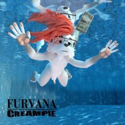 1:1 3d_(artwork) anthro balls canid canine canis digit_ring digital_media_(artwork) eyewear feet foreskin fox genitals glasses hybrid jewelry male mammal nude pawpads paws penis ring solo suliver suliver_lynx swimming swimming_pool toe_ring toes underwater water wolf