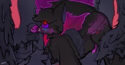 absurd_res anal anthro avian balls bernabus bird bodily_fluids canid canine canis corvid corvus_(genus) crow fellatio genital_fluids genitals group group_sex hi_res internal male mammal melting oral oscine passerine penile penis precum sex spitroast wolf x-ray_view