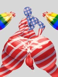2d 2d_(artwork) 2d_artwork after_anal after_sex american american_flag anus anus_peek ass ass_bigger_than_head ass_focus asshole balls big_ass big_cock big_penis bottom_heavy butthole cock cum cum_in_ass cum_on_ass cum_on_penis curvy excessive_cum excessive_genital_fluids gay gay_male giant_penis humanoid lgbt_pride lgbt_pride_colors lgbt_pride_month penis penis_out penis_size_difference thesanfo thick_thighs thighs united_states_of_america united_states_of_america_(countryhumans) veiny_penis