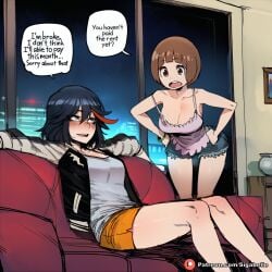 1futa 1girl 1girls ai_assisted ai_generated anime anime_style balls best_friends big_ass big_breasts blue_hair boobs breasts caption clitoris cock comic comic_page curvaceous curvaceous_body curvaceous_female curvaceous_figure debt dialogue dickgirl female female_focus fit_female futa futa_on_female futa_only futa_sans_pussy futa_with_female futanari futanari_only girl girly hentai high_resolution highres horny hourglass_figure huge_ass huge_balls huge_boobs huge_breasts huge_butt huge_cock huge_penis huge_testicles huge_thighs kill_la_kill manga manga_page mankanshoku_mako matoi_ryuuko medium_ass medium_breasts medium_penis muscular patreon penis pussy ryuko_matoi self_upload sexy shiny sigabelle speech_bubble stable_diffusion story tagme text text_bubble uncensored vagina voluptuous voluptuous_female waifu waifu_diffusion worship