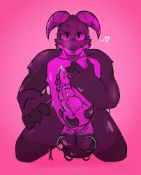 4_balls anthro balls dragon genital_piercing genitals goo_creature hi_res hooked_knot horn liquid magenta_body magenta_eyes male multi_balls multi_genitalia mythological_creature mythological_scalie mythology neeco_neecoola penile_spines penis penis_piercing piercing ridged_penis scalie scrotum_piercing slime solo sticky tongue tongue_out unknown_artist