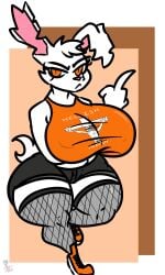 big_breasts breasts female furry huge_breasts kingretrokirby tagme thick_thighs wide_hips