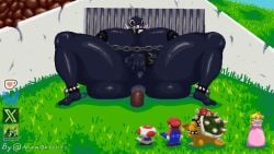 16:9 anal anal_sex angry animated anklet anthro areola armband ass balls barking big_areola big_balls big_breasts big_butt big_penis black_body blonde_hair blue_body bodily_fluids bowser bracelet breasts chain_chomp chains clothing collar cross-popping_vein digital_media_(artwork) erection female finger_fuck fingering frame_by_frame genital_fluids genitals gigi_(thecoatl034) glans group hair hat headgear headwear hi_res huge_breasts huge_butt huge_cock huge_filesize huge_hips human humanoid hyper hyper_breasts hyper_butt improvised_sex_toy jewelry larger_female legband long_playtime loop male mammal mandracoxs mario mario_bros masturbation necklace nintendo nipple_piercing nipples penetration penis piercing pixel_(artwork) pixel_animation princess_peach red_clothing sex_toy size_difference sound sound_warning spiked_anklet spiked_armband spiked_collar spiked_legband spikes spread_legs spreading stick tagme thick_thighs toad_(mario) vaginal_fluids vaginal_penetration video wide_hips widescreen yellow_body
