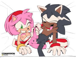 afrosoricid amy_rose black_body black_fur bodily_fluids boots brown_body brown_fur clothing dress duo eulipotyphlan eyes_closed female footwear fur gloves green_eyes handwear hedgehog hi_res keiph_the_tenrec male male/female mammal multicolored_body multicolored_fur one_eye_closed penetration penile penile_penetration penis_in_vagina pink_body pink_fur rikoandtako saliva sega shoes sonic_the_hedgehog_(series) tenrec two_tone_body two_tone_fur vaginal vaginal_penetration