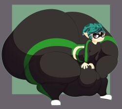 2026 absurd_res animal_humanoid aquatic aquatic_humanoid ass_up balls bent_over big_balls big_bulge big_butt big_penis black_bottomwear black_clothing black_pants black_shirt black_topwear black_tracksuit blue_hair border bottomwear bulge butt cel_shading cephalopod cephalopod_humanoid clothing colored digital_media_(artwork) footwear genitals green_background grey_border hair hand_on_bulge hand_on_own_bulge hand_on_own_penis hand_on_penis hi_res huge_balls huge_bulge huge_butt huge_penis huge_thighs humanoid humanoid_pointy_ears hyper hyper_balls hyper_bulge hyper_butt hyper_genitalia hyper_penis hyper_thighs inkling kuroyami male mollusk mollusk_humanoid nintendo pants penis pointy_ears pseudo_hair purple_eyes shaded sheri_(reathe) shirt shoes simple_background smile smug solo splatoon tan_body tan_ears tan_skin tentacle_hair tentacles thick_thighs three-quarter_view tight_clothing topwear tracksuit white_clothing white_footwear white_shoes