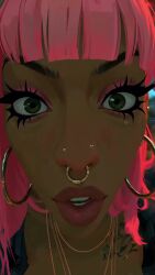 ai_assisted ai_generated big_breasts breasts breasts_bigger_than_head coffee cyberpunk mp4 pink_hair punk sound tagme video