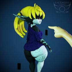 1:1 3d 3d_(artwork) 3d_animation animated big_ass big_butt bra_strap_is_showing_(meme) breasts female harness midna misuzugon nintendo nipple_piercing nipples palewdas_arts pussy shortstack sound tagme tattoo the_legend_of_zelda twilight_princess video vulva