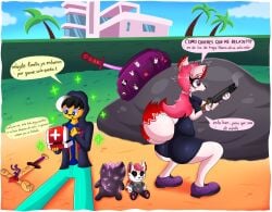 fat_ass fortnite furry furry_female furry_male kimiko_(fortnite) kimiko_five-tails kimiko_five_tails kitsune luh1yt sprite_(fortnite)