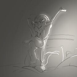 big_breasts gilf kronk pokachu_(artist) the_emperor's_new_groove yzma