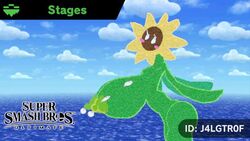 1girls big_breasts breasts clouds custom_stage erect_nipples eyelashes female female_only flora_fauna flower great_sunflower green_body green_nipples huge_breasts humanoid lactation large_breasts mario_(series) metachoke naked nintendo nipples nude ocean plant plant_humanoid side_view sideboob stage_builder sunflower super_mario_sunshine super_smash_bros. thick thick_thighs thighs white_eyes wide_hips