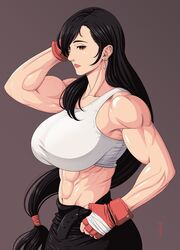 tifa lockhart from final fantasy by lunasanguinis