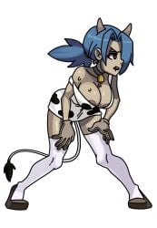 big_breasts breasts flats lady_ironande skullgirls solo solo_female valentine_(skullgirls)