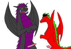 2boys american_dragon:_jake_long dark_dragon_(american_dragon) disney disney_channel dragon erection extremehardrock gay jake_long male male/male male_only penis scalie yaoi