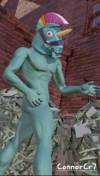 ass bara behind big_ass blender connorcr7 erection fortnite fortnite:_battle_royale furry gay llama llambro_(fortnite) male male_only male_solo outside penis solo unicorn_humanoid view yaoi