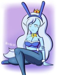 adventure_time blue_skin cartoon_network ice_queen_(adventure_time) mrcrabx10 tagme warner_brothers white_hair