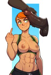 april (iseenudepeople) fan art