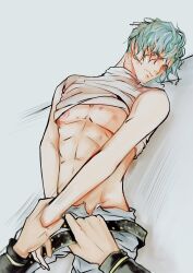 bite bite_mark bite_marks diamond_is_unbreakable jojo's_bizarre_adventure male male_only rohan_kishibe