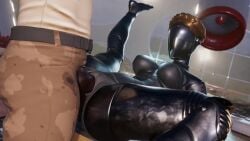 10_seconds 3d animated athletic_female atomic_heart ballerina bordeaux_black dark-skinned_male human human_on_robot human_penetrating partially_clothed robot robot_girl saveass_ shorter_than_10_seconds sound stomach_bulge tagme the_twins_(atomic_heart) twins video volkor