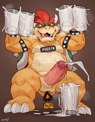 anal_beads barazoku bebebebebe blush bowser cum cum_in_a_cup cum_on_ground cumshot edit ejaculation erection excessive_cum humanoid_penis koopa male male_only mario_(series) nintendo orgasm penis scalie sex_toy slit solo sweat tototoilet uncensored video_games