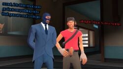 2boys big_penis dad_of_the_year excited father father_and_child father_and_son good_ending male older_male pctoaster penis_out permission scout_(team_fortress_2) smoking son spy_(team_fortress_2) supportive supportive_father supportive_parent virginity_loss wholesome younger_male