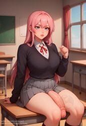 1futa abs ai_generated blue_eyes bulge dickgirl dominant_futanari elygordan elygordanart erect_penis erection foreskin foreskin_folds futa_only futadom futanari gigantic_cock huge_balls huge_cock human intact kawaii_dake_ja_nai_shikimori-san muscular_futanari panties penis penis_bulge pink_hair retracted_foreskin school school_uniform scrotum seducing_viewer seductive_look seductive_smile see-through_panties shaved_crotch shikimori_micchon shool_uniform solo testicles toned toned_futa toned_stomach track_jacket tracksuit uncut undressing veiny_penisschool_uniform watermark