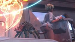 1girls 3d animated ass blonde_hair bottomless clothed_sex clothing female from_behind insectophilia insects insektum interspecies legs_together male mercy mp4 open_mouth overwatch overwatch_2 ovipositor penetration sex short_hair sound standing turned_around vaginal_penetration video zoophilia