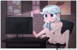 aged_down barefoot breasts disney disney_channel masturbation monkey moon_butterfly naked nipples ohiekhe sitting_in_chair star_vs_the_forces_of_evil