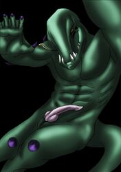 anthro dorilos_ari erection gagagigo male male_only monster penis reptile solo yu-gi-oh!