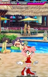 amy_rose animated bikini confident_female confident_smile confidently_naked female female_focus female_only gif green_eyes happy_female human human_female m.u.g.e.n nipples not_public_mod nude_female on_model open_mouth pink_fur pink_hair pixel_animation pixel_art pixelpheromones pool pool_float poolside project_x_love_potion_disaster ripped_clothes ripped_clothing sonic_(series) sonic_the_hedgehog_(series) talking_to_another tan_skin toony vagina wink winking_at_viewer