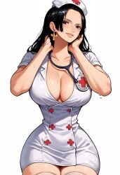 ai_generated big_breasts boa_hancock female female_only nurse one_piece z4zt3l4