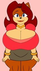 2d_animation animated animated_gif big_breasts blue_eyes blue_eyes_female bouncing_breasts breasts breasts_bigger_than_head canine curvy curvy_female curvy_figure digital_drawing_(artwork) digital_media_(artwork) dog_ears dog_girl eyelashes female female_focus female_only finnish finnish_girl furry furry_female furry_only gif kneecaps large_breasts legs mama_maria matthew250 milf necklace red_hair red_hair_female red_lips solo solo_female solo_focus two_tone_body two_tone_fur