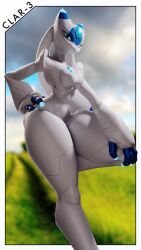 1girls 3d anthro ass big_ass big_thighs blue_eyes breasts butt clar-3 female female_focus female_only huge_ass huge_thighs looking_at_viewer lunaris_(pal) medium_breasts non-mammal_breasts pal_(species) palworld robot robot_girl solo tagme thick_hips thick_thighs thighs white_body