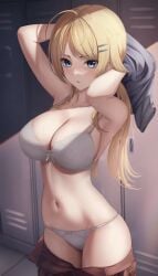 1girls ahoge antenna_hair armpits bare_armpits bare_arms bare_back bare_belly bare_chest bare_hips bare_midriff bare_navel bare_shoulders bare_skin bare_thighs belly belly_button blonde_eyebrows blonde_female blonde_hair blonde_hair blonde_hair_female blue_eyes blue_eyes_female blush blush_face blushed_face blushing_at_viewer blushing_face blushing_female bra breasts brown_skirt busty busty_female busty_girl cleavage collarbone curvy curvy_body curvy_female curvy_figure curvy_hips curvy_teen day daylight daytime dot_nose elbows embarrassed embarrassed_exposed_female embarrassed_expression embarrassed_female embarrassed_nude_female embarrassed_underwear_female exposed exposed_armpits exposed_arms exposed_belly exposed_midriff exposed_shoulders exposed_thighs exposing exposing_breasts exposing_chest exposing_self female female_focus female_only frilled_bra frilled_underwear groin hachimiya_meguru hair_clips hair_pin hairclip hairpin hairpins half_naked half_nude high_resolution highres hourglass_figure idolmaster idolmaster_shiny_colors indoor indoor_nudity indoors lace-trimmed_bra lace-trimmed_panties lace_bra lace_panties lace_underwear laced_bra laced_panties laced_underwear large_breasts lean_body lean_figure legs legs_together light-skined_female light-skinned light-skinned_female light_skin light_skin_female light_skinned light_skinned_female locker locker_room lockers long_hair looking_at_viewer marinesnow naked naked_female naked_woman narrow_waist navel nude nude_female nudity open_mouth panties parted_bangs parted_lips ribbon_bra ribbon_panties shoulders sideboob simple_background skirt slender_body slender_waist slim_girl slim_waist solo standing thick_thighs thighs thin_waist underwear undressing undressing_self upper_body v-line white-skinned_female white_bra white_panties white_skin white_underwear wide_hips