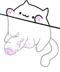 bongo_cat feline furry huge_balls huge_cock male mammal meme penis silly_cats sketch what