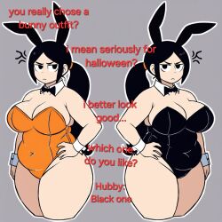 1girls ai_generated annoyed cambionai chubby chubby_female female female_focus female_only halloween halloween_costume