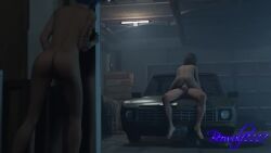 1boy 2girls 3d animated being_watched beowulf1117 blue_hair brown_hair car chloe_price cowgirl_position cucked_lesbian cuckquean david_madsen female female_on_top garage life_is_strange male masturbating_while_watching masturbation max_caulfield no_sound peeping petite riding sex spying tagme tattoo teenager video watching