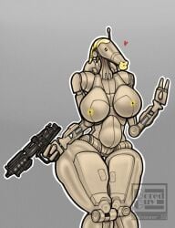 1female 1girls ass battle_droid big_ass big_breasts bimbo bimbo_body bimbo_lip bimbo_lips bubble_ass bubble_butt enormous_ass female firearm gun huge_ass huge_boobs huge_breasts huge_butt huge_thighs large_ass large_butt machine machine_girl massive_ass massive_boobs massive_breasts massive_butt massive_thighs massive_tits only_female redviewer_55 star_wars tagme thicc_thighs thick_thighs wide_hip wide_hipped_female wide_hips wide_thighs