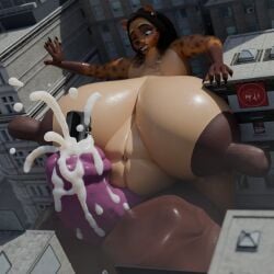 1futa 3d alternate_version_available balls big_balls bus cock_vore cum cumshot erect_nipples furry futa_monster futanari giantess huge_cock kamala_harris kamala_harris_(hyena) kingcreep105 large_balls large_breasts large_penis nipples no_bra no_panties nude orgasm outside pale_in_comparison penis short_hair tagme vore weirderworkz