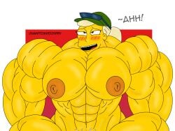 1girl 1girls abs ahe_gao ahegao ahegao_face artist_name baseball_cap biceps big_areola big_breasts big_muscles big_nipples big_thighs black_eyes blonde blonde_female blonde_hair blush blushing cum cum_in_pussy cum_inside extreme_muscles female female_focus female_on_top female_penetrated gavin's_mom huge_breasts huge_muscles huge_thighs hyper_muscles juanitoarcoiris1 large_breasts larger_female milf moan muscle muscle_tone muscles muscular muscular_arms muscular_female muscular_legs muscular_thighs nipples nude nude_female oiled_skin open_mouth orgasm orgasm_face self_upload sex shiny_skin simple_background solo solo_focus spread_legs straight sunglasses sunglasses_on_head tagme text the_simpsons thick_thighs thighs yellow_skin