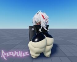 1boy 3d 3d_(artwork) ass_focus baseplate big_ass big_butt big_thighs chubby femboy femboy_only huge_ass looking_at_viewer nero_(xr_revvie) roblox robloxian self_upload solo solo_focus tagme thick_ass thick_thighs xr_revvie