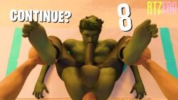 anal anal_penetration anal_sex animated autofellatio autofellatio_while_penetrated beast_boy beast_boy_(fortnite) countdown fortnite fortnite:_battle_royale fortnite_(dc_comics) gay green-skinned_male green_skin human human_male light-skinned_male light_skin male male/male oral penetration rtzero teen_titans video