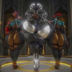 3girls big_ass bubble_butt character_request female huge_ass mag_(warframe) qzk_forte styanax_(warframe) tagme thick_thighs warframe wide_hips