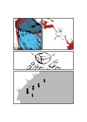 anthro big_penis booker_(koopershiba) building building_destruction canid canine clothing comic destruction exploding_clothing felid genitals growth hi_res huge_cock hyper hyper_genitalia hyper_muscle_growth hyper_penis kooper_(koopershiba) macro male male_only mammal pantherine penis red_clothing red_underwear solo tiger underwear unknown_artist