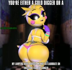 toy chica from five nights at freddy's by gangstergoj12k5