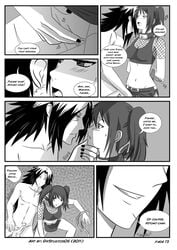 balls blush bondage clothing dialogue dk_studios dkstudios05 doujinshi english_text erection female fingering grabbing human kunoichi long_hair male manga masturbation naruto naruto_shippuden ninja nude open_mouth original_character page_13 penis pussy rope text tied_hair twintails uchiha_itachi uchiha_madara vagina