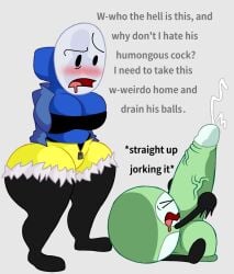 battle_for_dream_island bfdi bikini drooling fan fanny_(bfdi) jacking_off jacknjellify jean_shorts large_breasts leather_jacket masturbation object_shows objectpunk_(artist) profile_picture veiny_penis