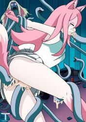anal_sex anal_sex brand_new_animal closed_eyes clothed_sex crying cum cum_in_ass cum_in_mouth cum_in_pussy cum_inside double_penetration furry furry_female furry_tail nazuna_hiwatashi pink_fur pink_hair pink_tail red_eyes tentacle tentacle tentacle_around_arm tentacle_around_leg tentacle_in_ass tentacle_in_mouth tentacle_in_pussy tentacle_penetration tentacle_rape tied_arms tied_hands tony_x_play tonyxplay triple_penetration vagina vaginal_penetration vaginal_sex white_dress